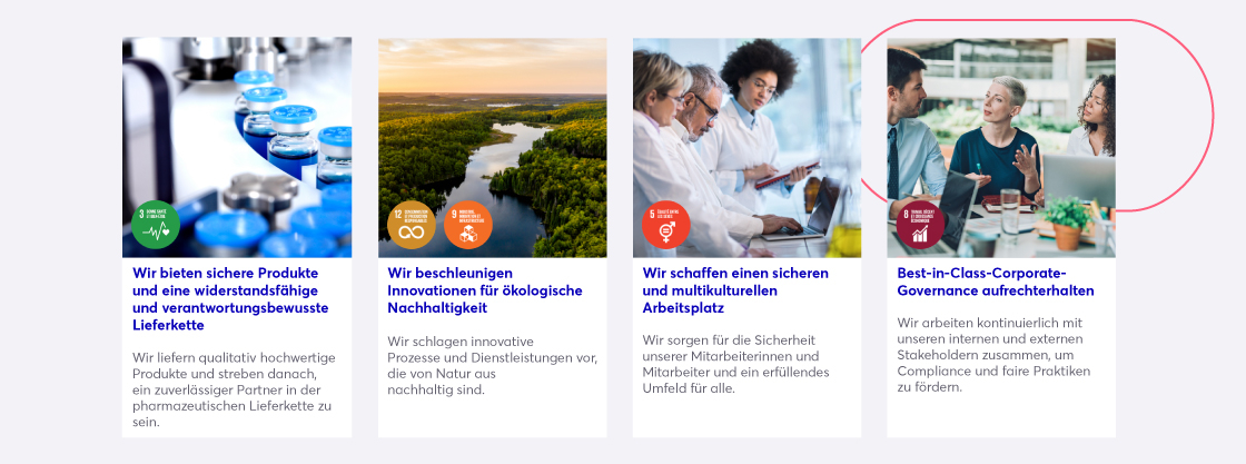 Unsere vier Verpflichtungen
